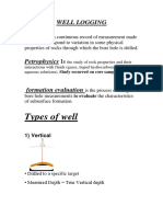 WELL LOGGING Summary PDF