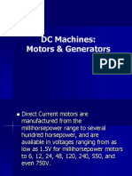 DC Machines Motors Generators