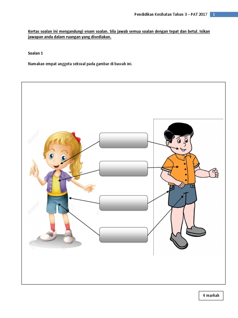 Soalan Pat 2018 Kssr T3 Pendidikan Jasmani Dan Kesihatan Pdf