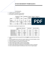 Examen WORD 2010 PDF