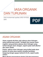 Asam Basa Organik Dan Turunan