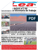 Periódico Lea Jueves 15 de Noviembre Del 2018