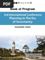 Book Of Program 3rd Icpeu 2017 Pdf Sustainability City