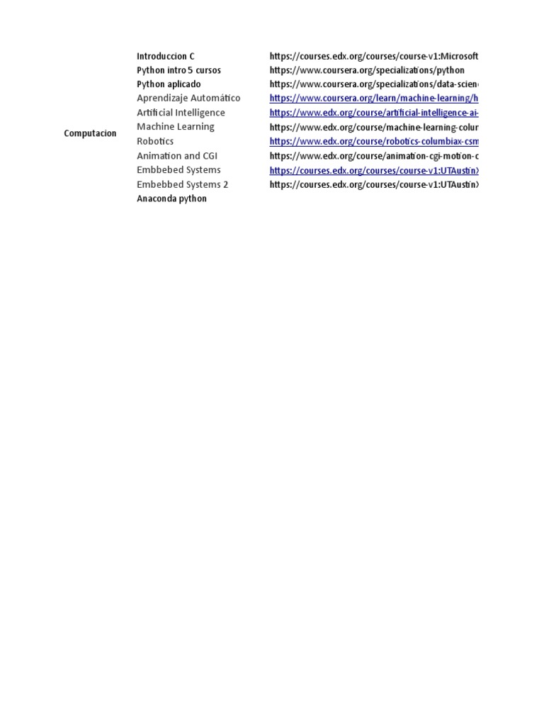 Online Courses in Python & AI | PDF | Computers