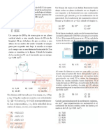 PC 2 Estatica, Centro de Masa y Dinamica