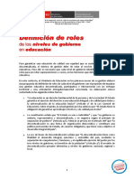 Definicion Roles Niveles Gestion Educacion PDF
