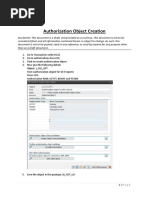 Authorization Object J 1IG GST