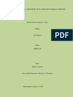 Uinidad 1 Fase 1 Descripción y Antecedentes de La Evaluación de Impacto Ambiental