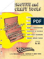 JH Williams Tool Catalog No 401