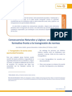 Consecuencias naturales: una alternativa a la transgresión