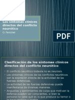 Los Síntomas Clínicos Directos Del Conflicto Neurótico - O. Fenichel