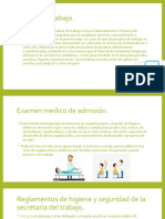 Prueba de Trabajo, Examen Medico - Odp