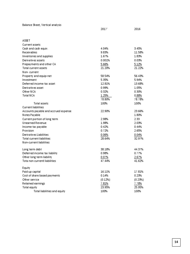 Balance Sheet Vertical | PDF | Revenue | Equity (Finance)
