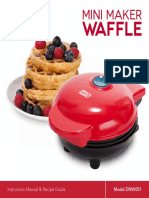 Waffle: Instruction Manual & Recipe Guide Model DMW001