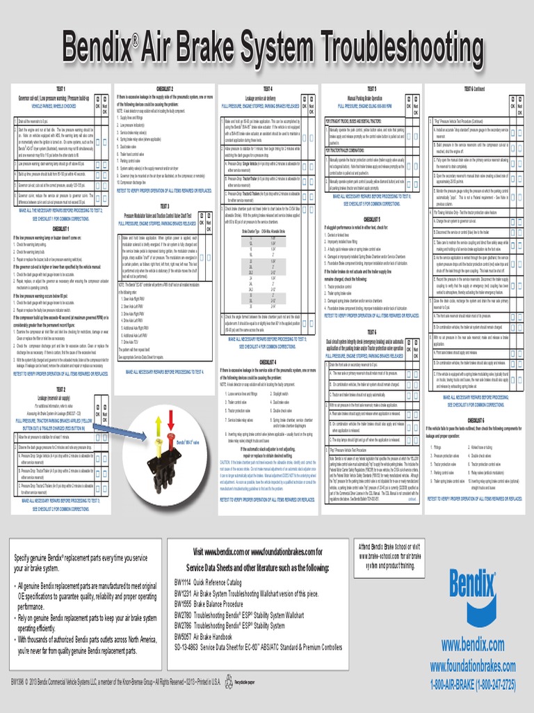 Bendix Air System Troubleshooting: Expert Solutions