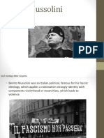 Benito Mussolini: José Santiago Mier Angarita