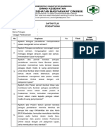 Daftar Tilik Pendaftaran