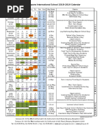 2018-2019 Calendar (Nov 2018)