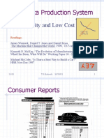 A Case Study - Toyota Production System