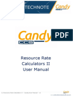 Resource Rate Calculators II - Manual