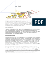 Dish/Engine Power Plant Converts Sunlight to Electricity