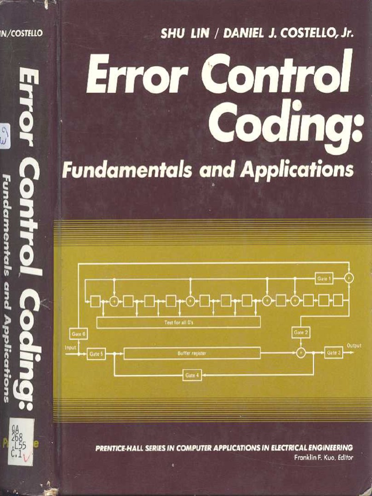 Error Control Coding　ダニエル・J・コステロ Amazon.co.jp: Error Control Coding : Shu Lin,Daniel J