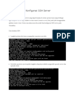 Cara Install Dan Konfigurasi SSH Server Pada
