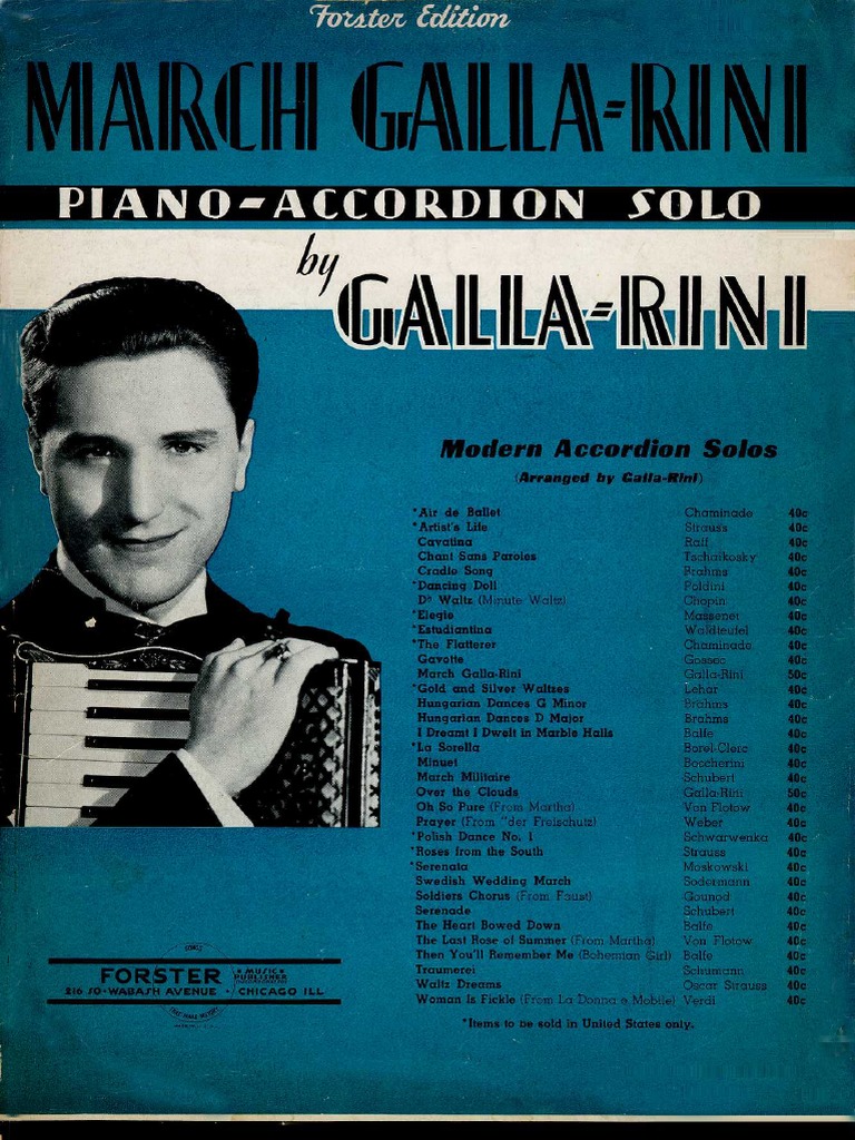 Galla-Rini - March Galla-Rini - Spartito PDF | PDF