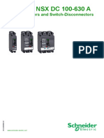 Compact NSX DC 100-630 A: Circuit Breakers and Switch-Disconnectors User Guide