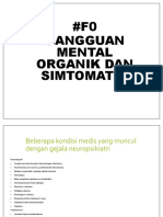 #F0 Gangguan Mental Organik Dan Simtomatik