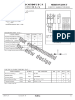 Semiconductor MBRF10U200CT: Technical Data