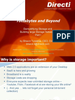 Yottabytes and Beyond: Demystifying Storage and Building Large Storage Networks by Bhavin Turakhia, CEO, Directi