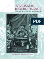 Orientalism in Early Modern France: Eurasian Trade, Exoticism, and The Ancien Régime