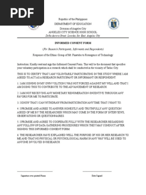 Informed Consent Form