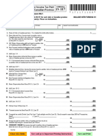 Vermont Credit For Income Tax Paid To Other State or Canadian Province