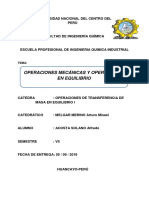 Operaciones Mecánicas y en Equilibrio