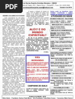 JORNAL ESPELHO ESPÍRITA OUTUBRO 2010