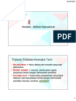 05 - Variabel Dan Definisi Operasional 2018