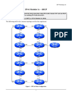 Ipv6 Module 1C - Ibgp: The Following Will Be The Common Topology Used For This Supplement