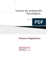 El proceso de evaluación psicológica