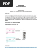 Lugol's Test for Starch Identification | PDF