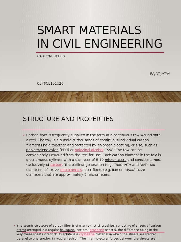Smart Materials in Civil Engineering: Carbon Fibers | PDF | Composite ...