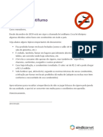 Cartaz Da Lei Antifumo para Condominios