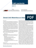 Dental Unit Waterline en Odontología