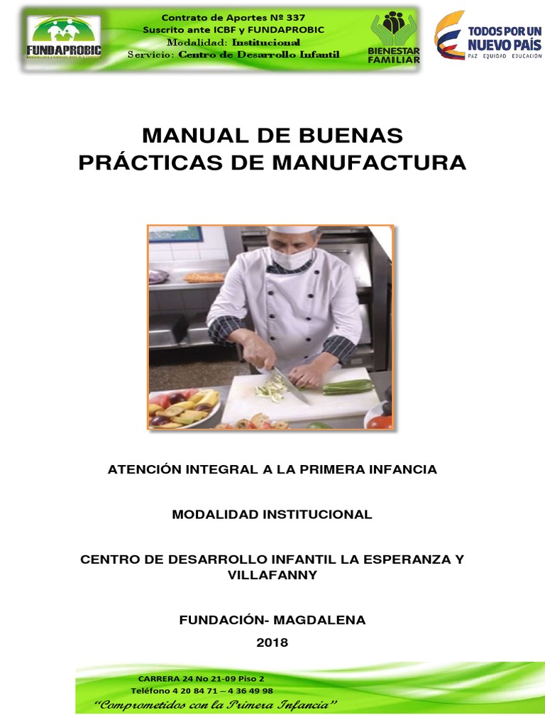 Manual De Bpm Pdf Alimentos Calidad Ercial