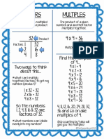 Factors Multiples: ©thegreenehouse2015