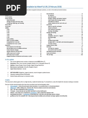 Ffrk Pdf Leisure Nature