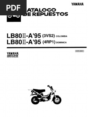 YAMAHA chappy サービスマニュアル YAMAHA chappy サービスマニュアル