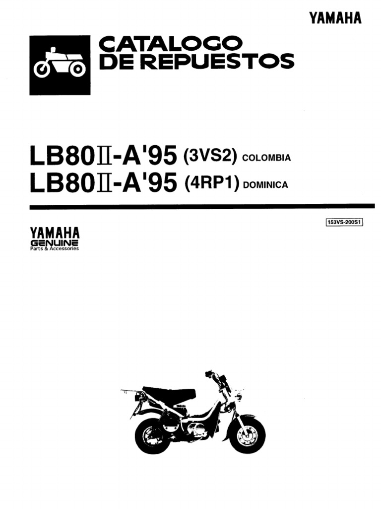 Yamaha Chappy LB 80 Ii A - 1995 Partes (3VS2-4RP1) PDF | PDF