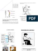 Diptico Postura HOSPITAL